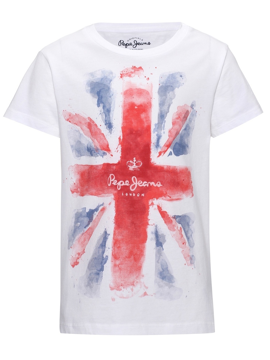 pepe jeans t shirt jungen union jack pepe jeans t shirt jungen union jack