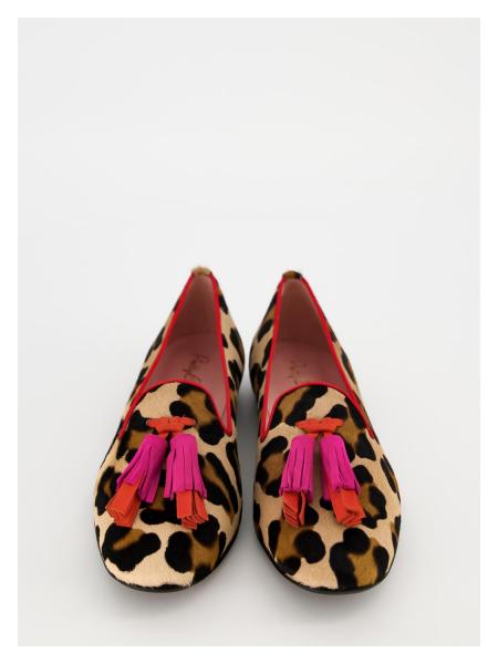 pretty loafers leopard