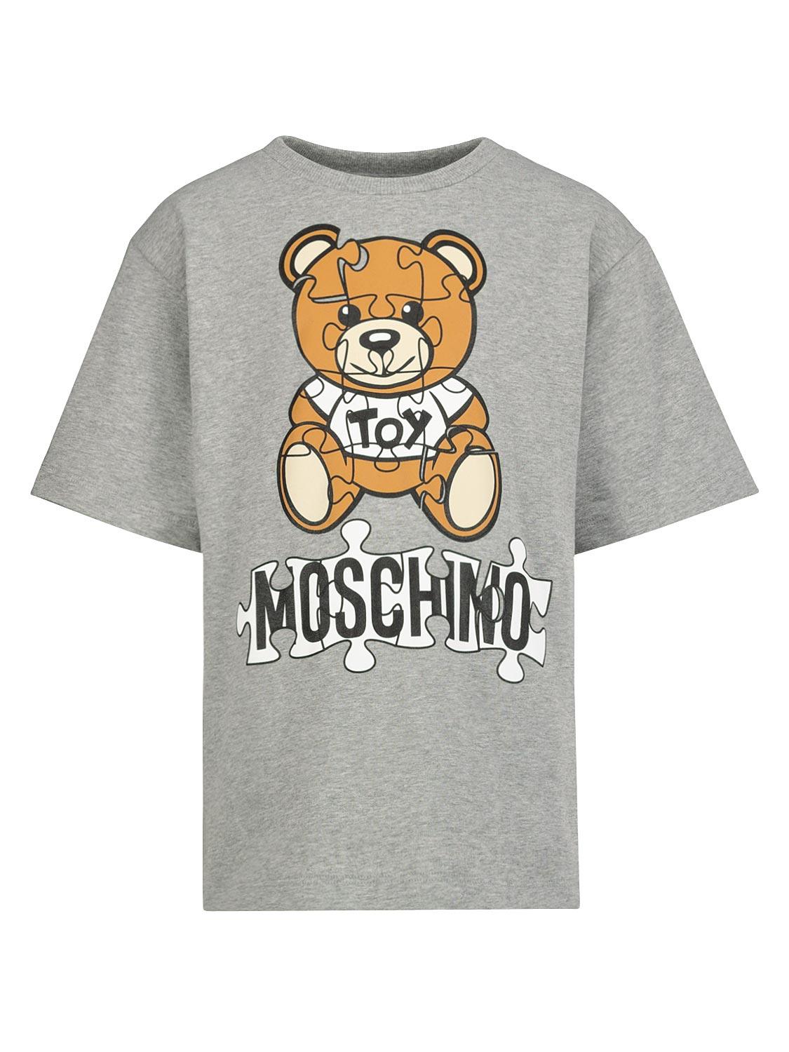grey moschino shirt
