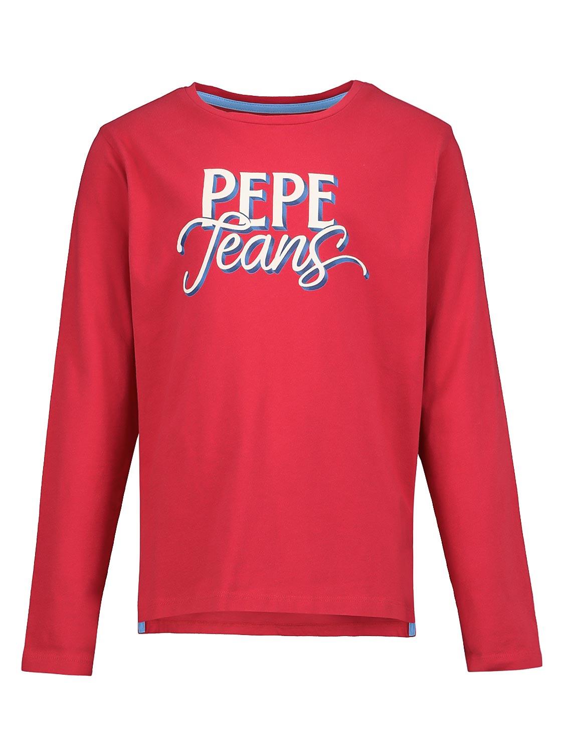 PEPE JEANS longsleeve SERENA red for girls