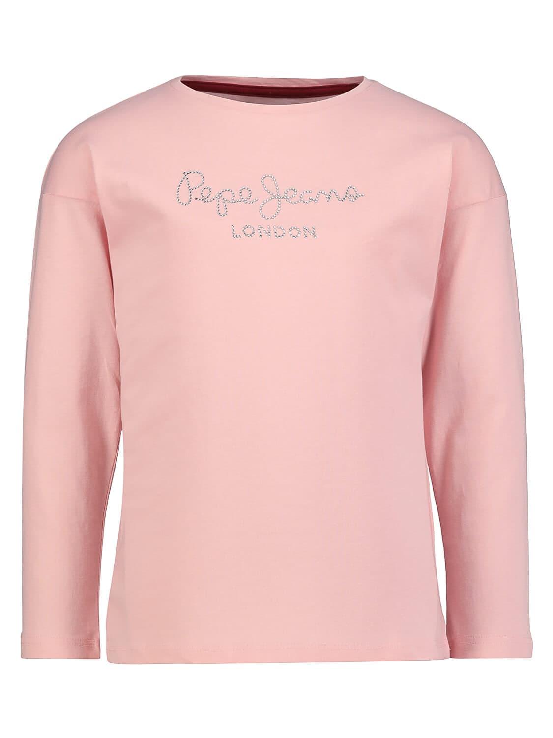 PEPE JEANS long-sleeve NURIA LS pink for girls | NICKIS.com