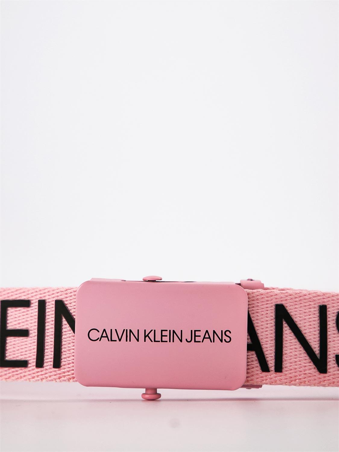 pink calvin klein belt