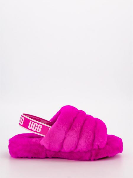 hot pink ugg slides