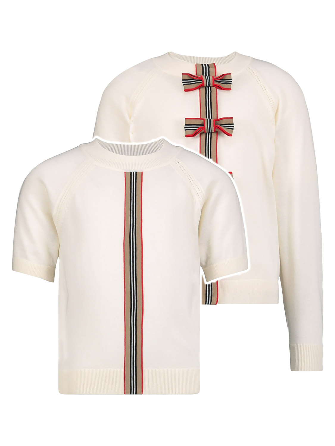 Click to view more detailed imagery on our partner's website Burberry Kids Clothing Set For Girls In White