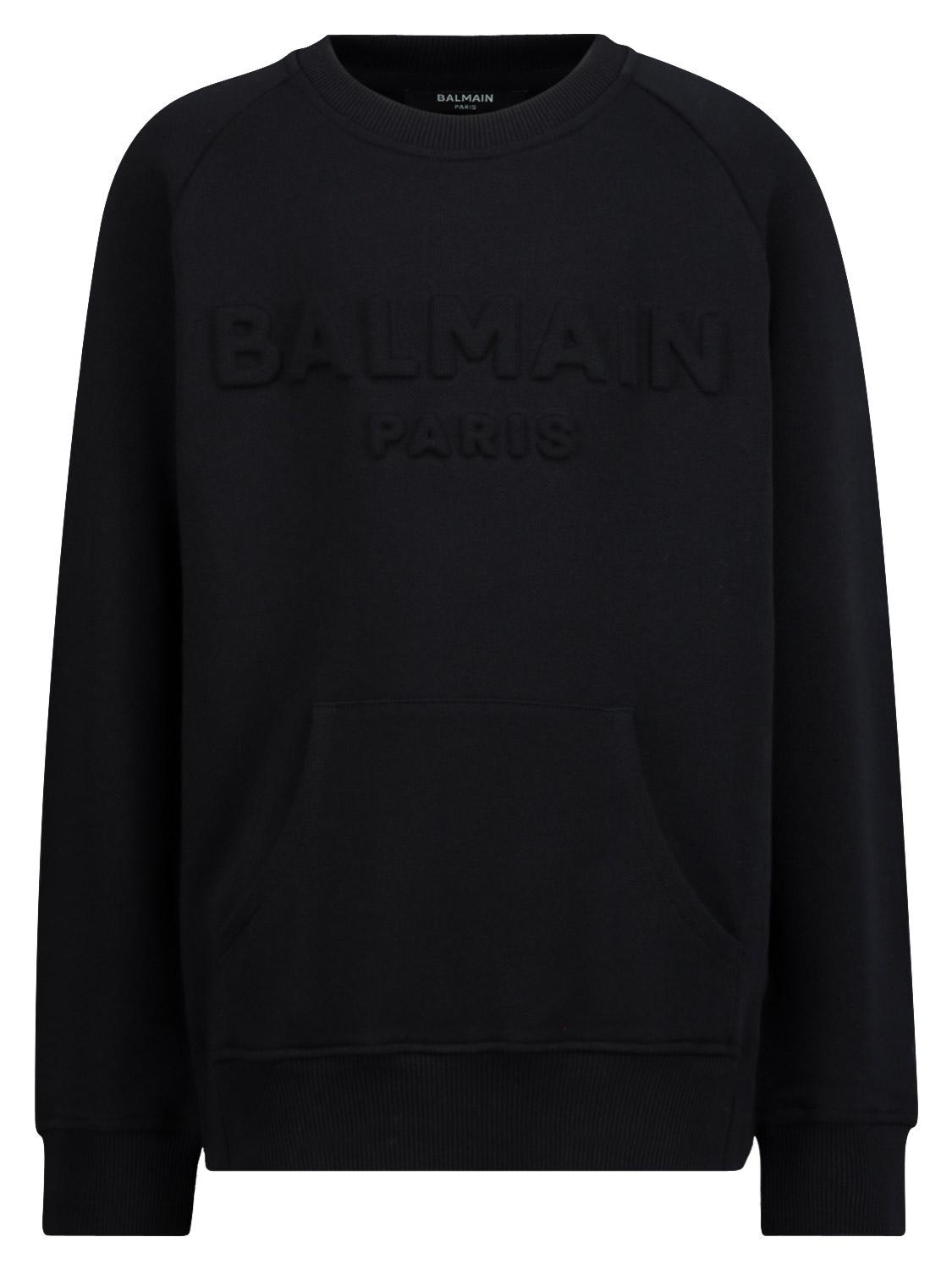 balmain black sweatshirt