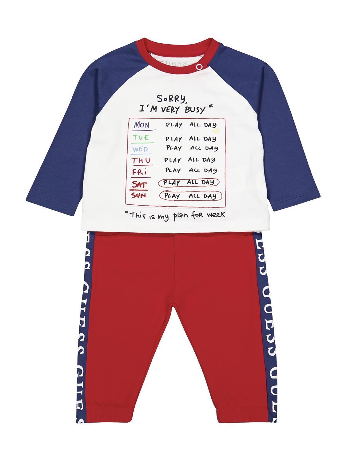 GUESS clothing set red for boys