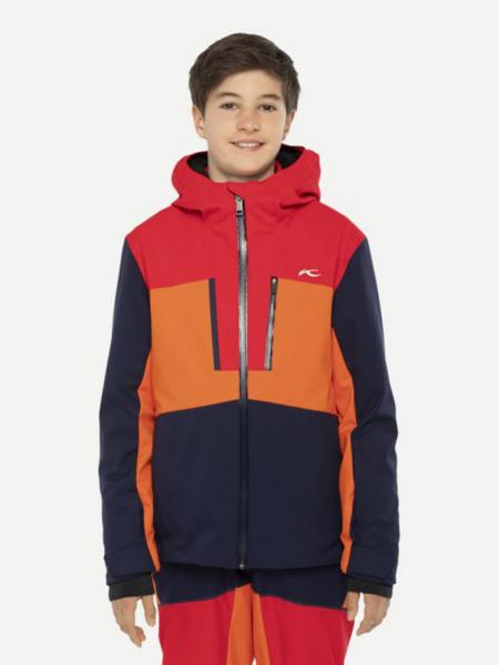kjus orange ski jacket