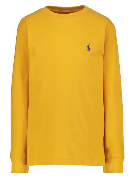 ralph lauren yellow long sleeve shirt