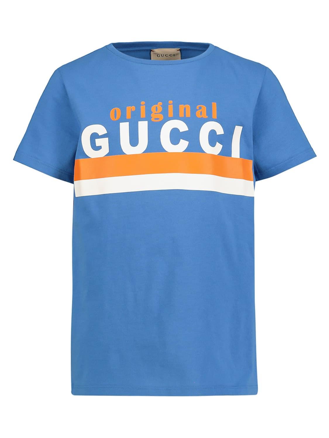 Gucci Kinder T-shirt Blauw - blauw | Winkelstraat.nl