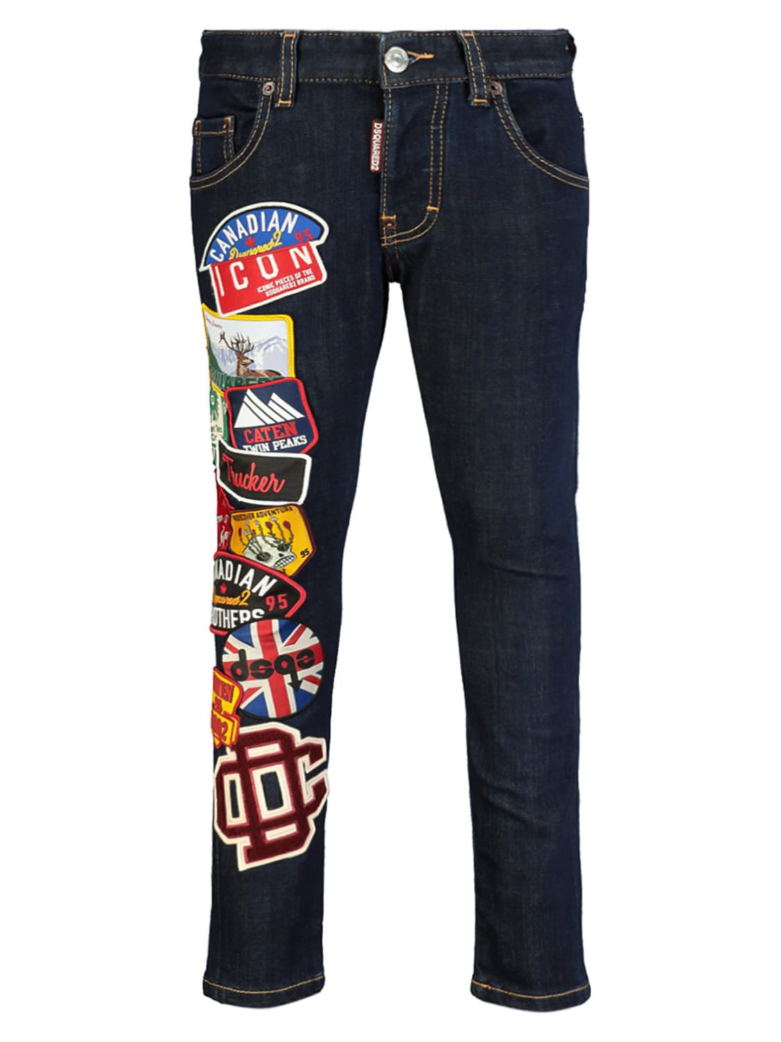 Dsquared2 Kids Jeans For Boys In Blue