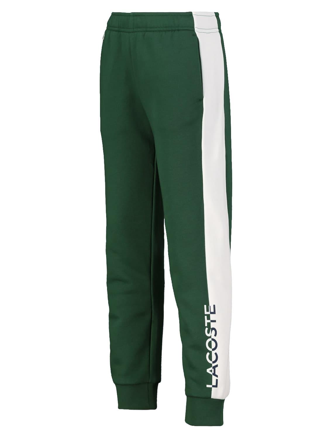 green lacoste sweatpants