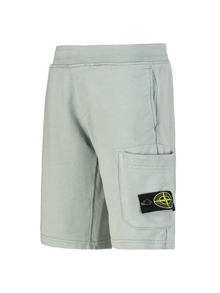 STONE ISLAND JUNIOR Korte broeken in groen voor jongens | NICKIS.com