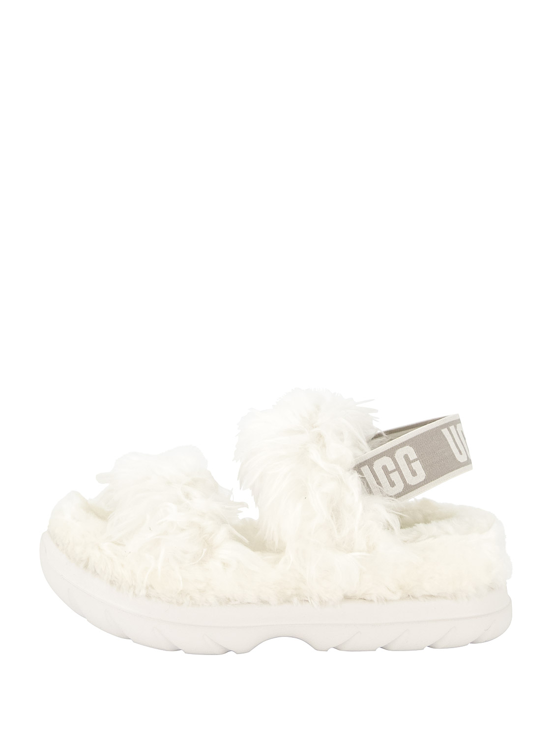 white ugg sandals