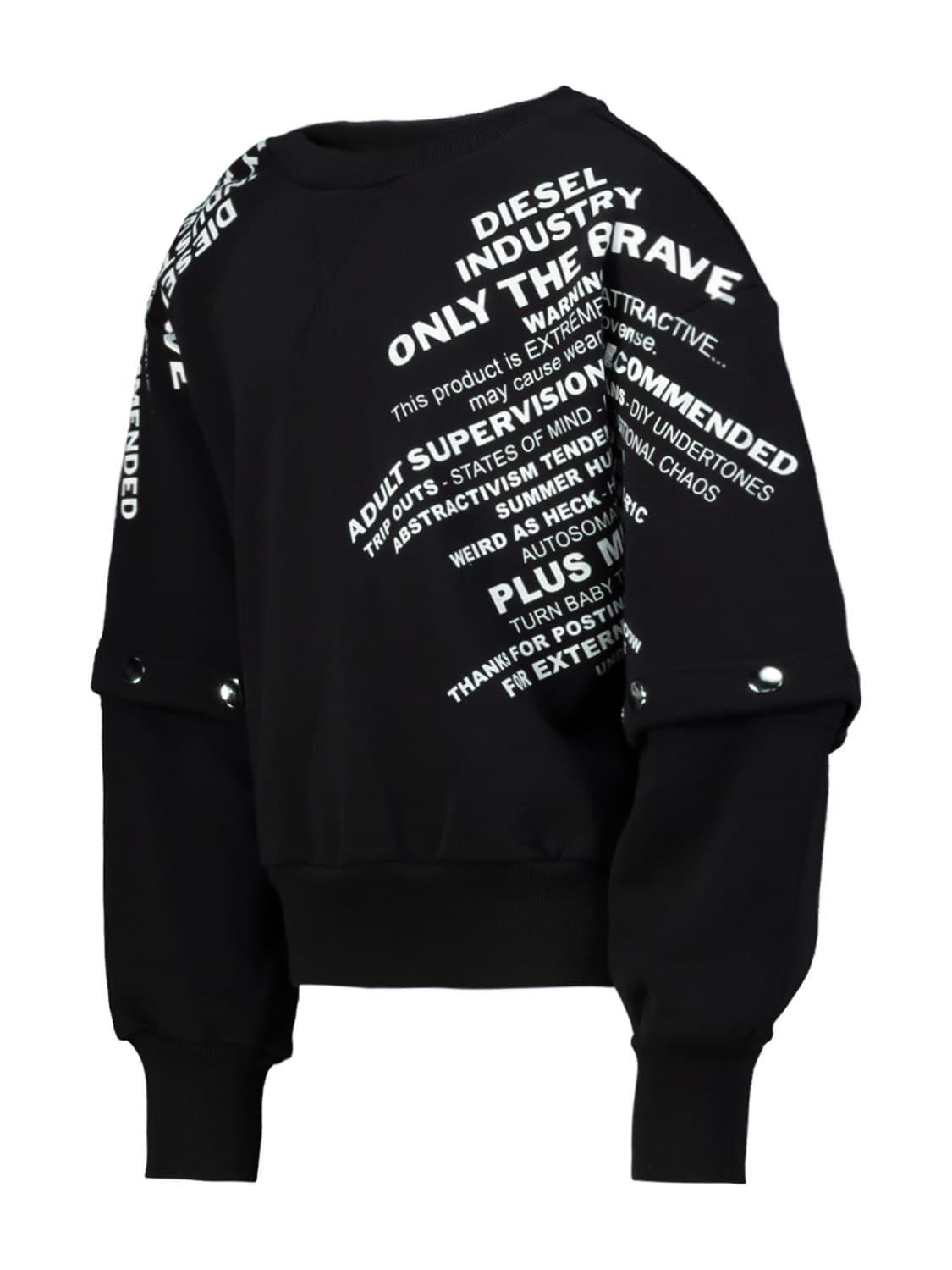 diesel sweatshirt black
