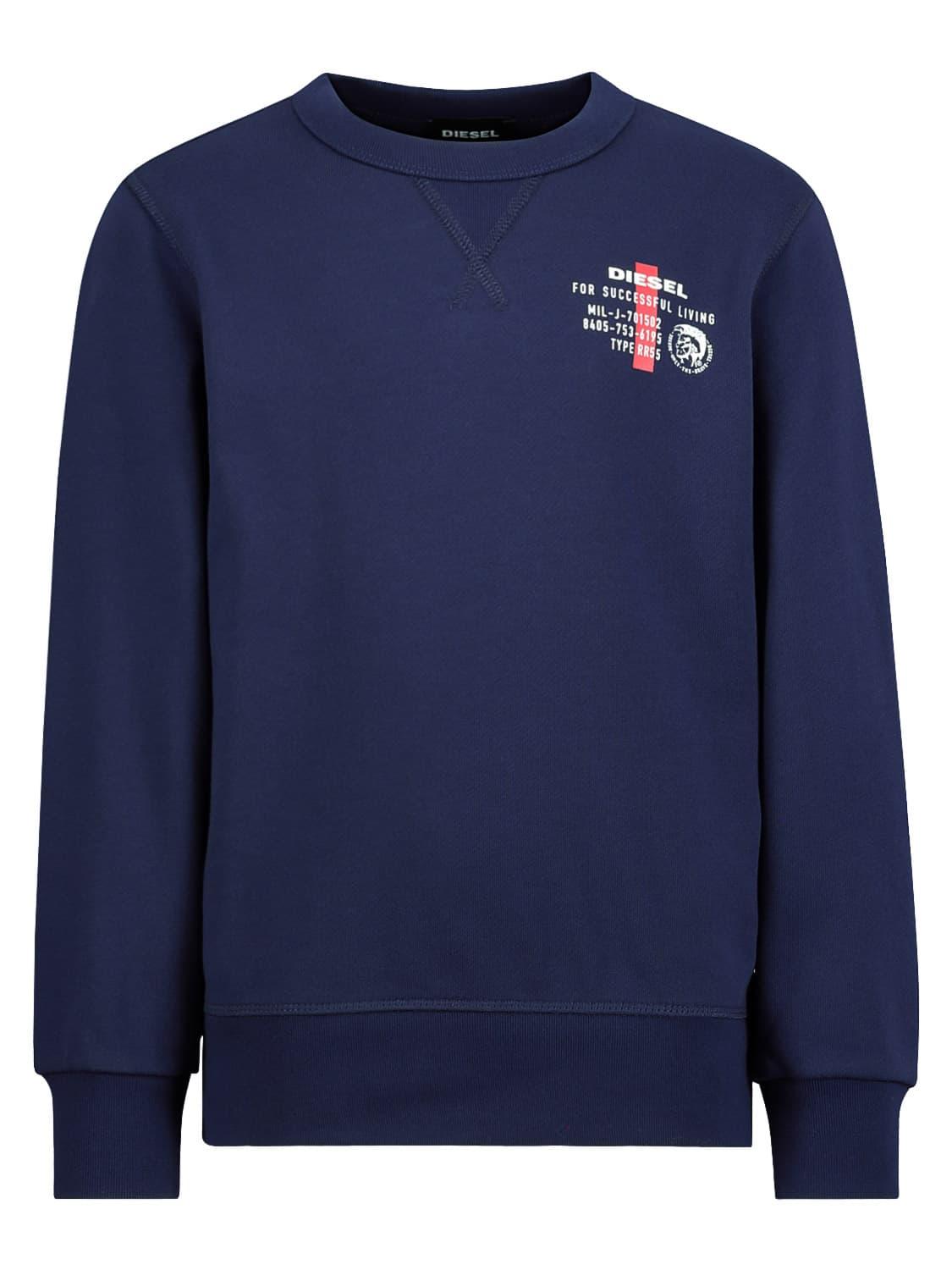 DIESEL Sweatshirt UMLT-SWILLYZ blue for 