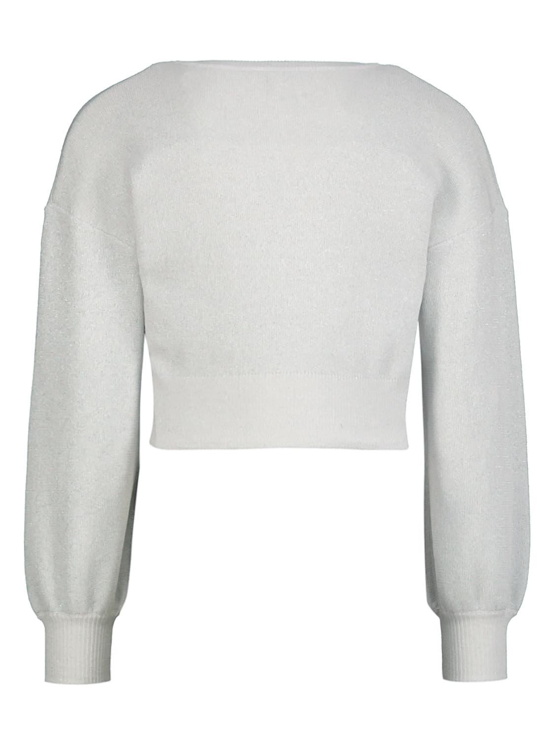 kids silver cardigan