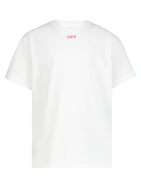 off white staff tee