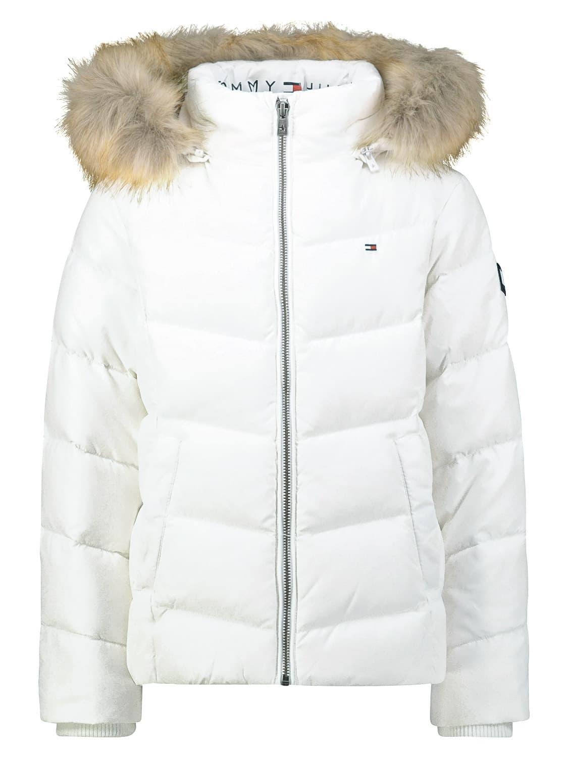 TOMMY HILFIGER Down Jacket ESSENTIAL DOWN White for girls