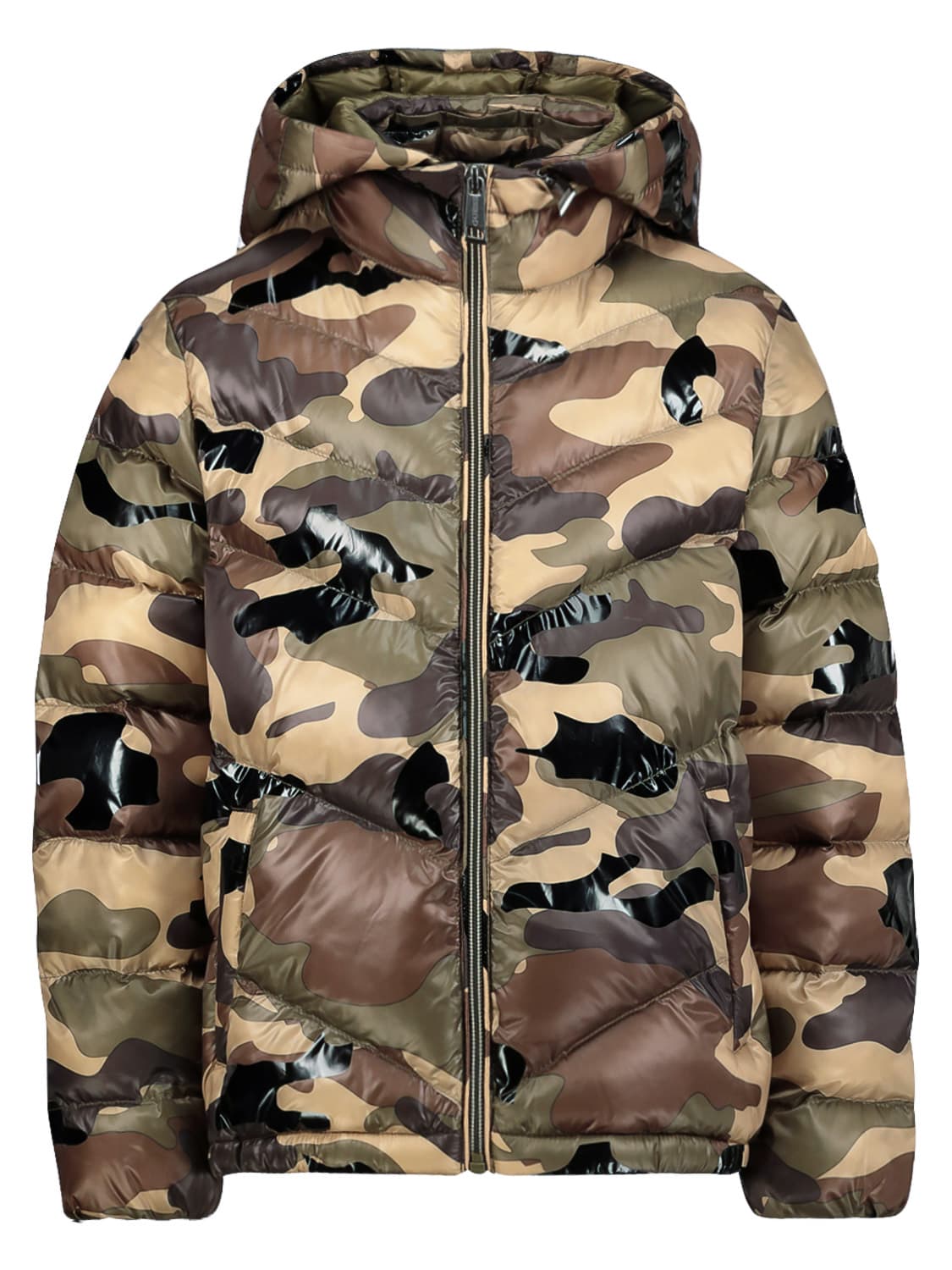 guess green winter jacket