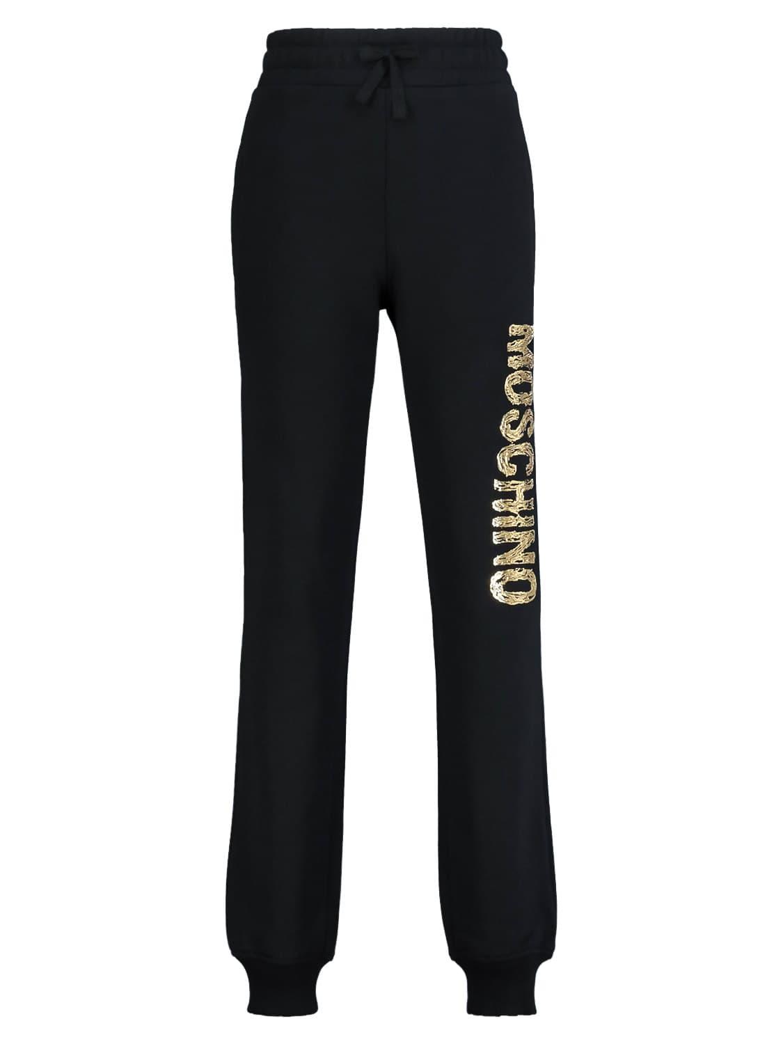 MOSCHINO pantaloni della tuta nero | NICKIS.com