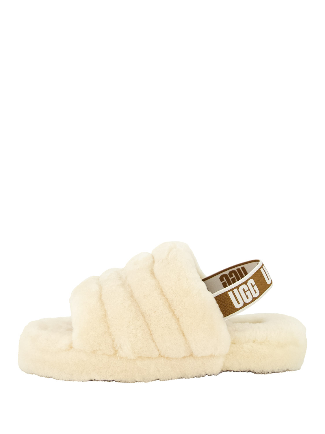 cream ugg slides