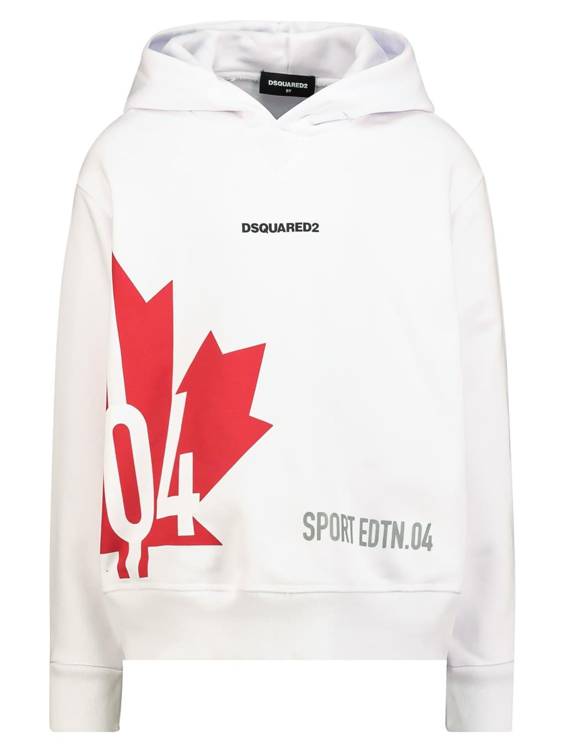 Felpa con cappuccio dsquared2 Clearance