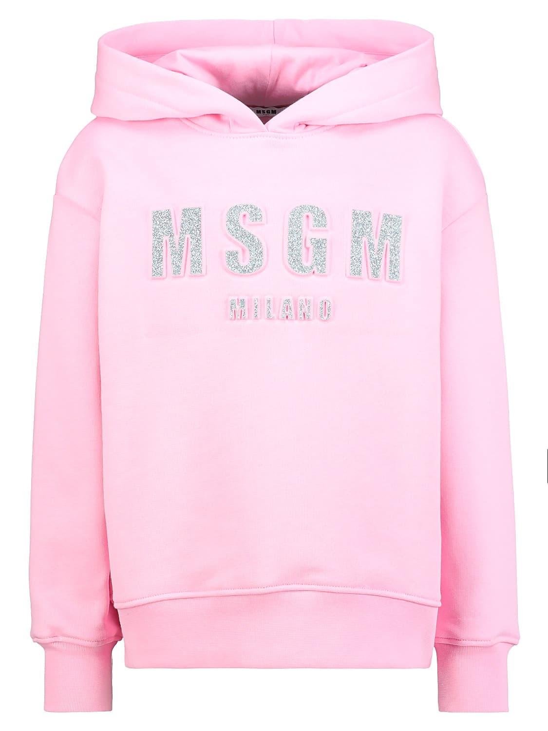 msgm pink sweatshirt