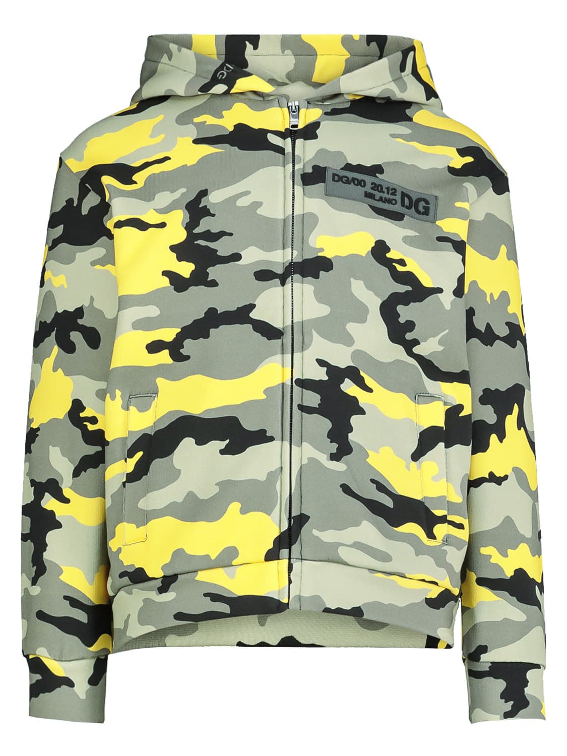 Click to view more detailed imagery on our partner's website Dolce & Gabbana Kids Sweat Jacket For Boys In Green