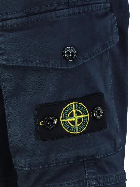STONE ISLAND JUNIOR pants blue for boys 