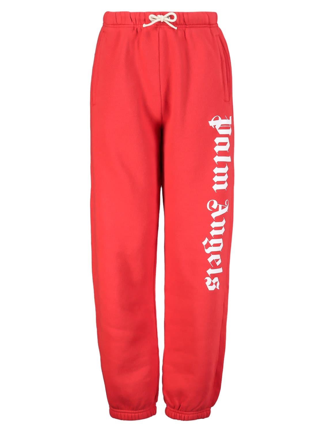 PALM ANGELS pantaloni della tuta rosso per i ragazzi | NICKIS.com