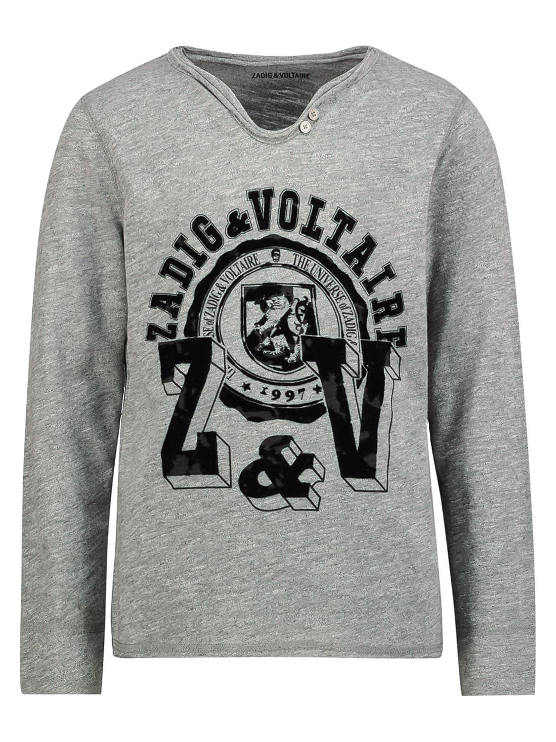 zadig and voltaire long sleeve t shirt