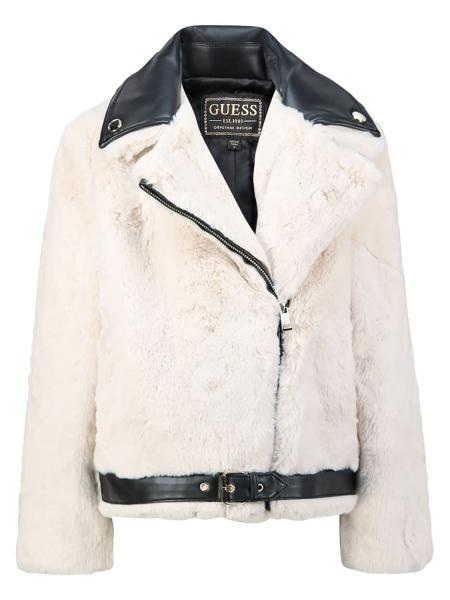 guess cream jacket