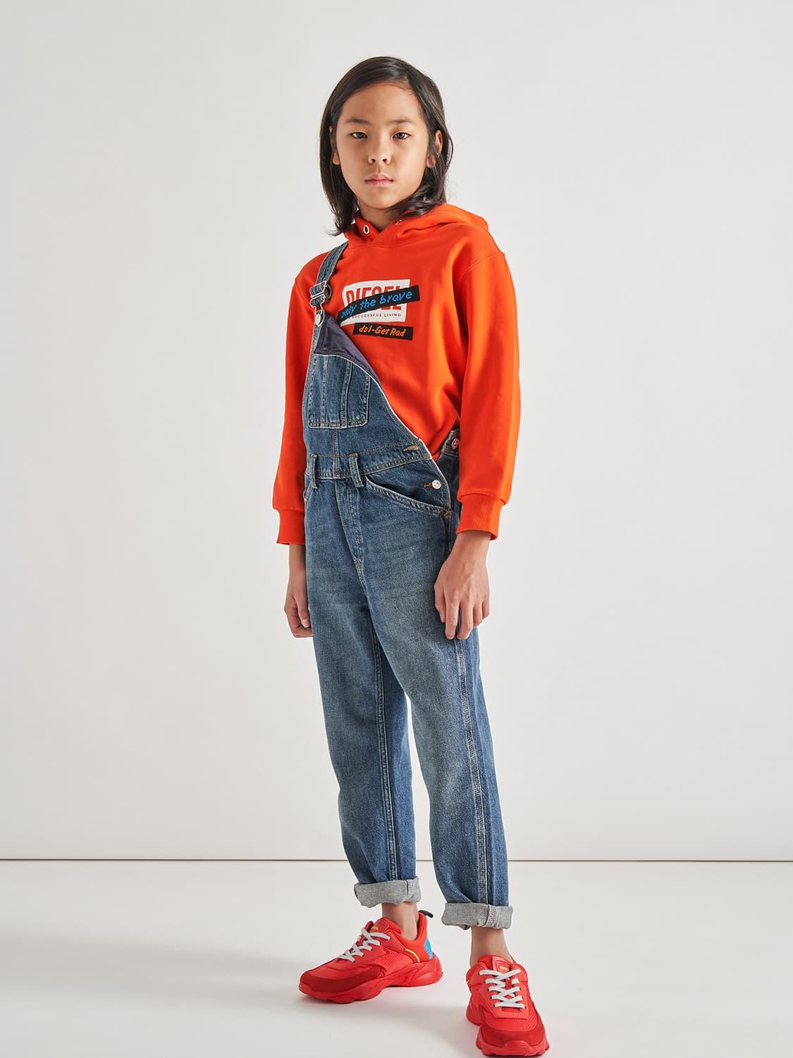 DIESEL dungaree JFRANKY blue for boys 
