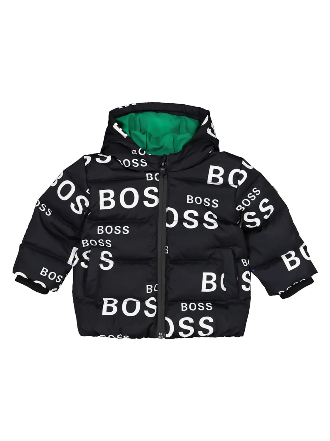Click to view more detailed imagery on our partner's website Hugo Boss Babies' Boss Black Logo Puffer Jacket