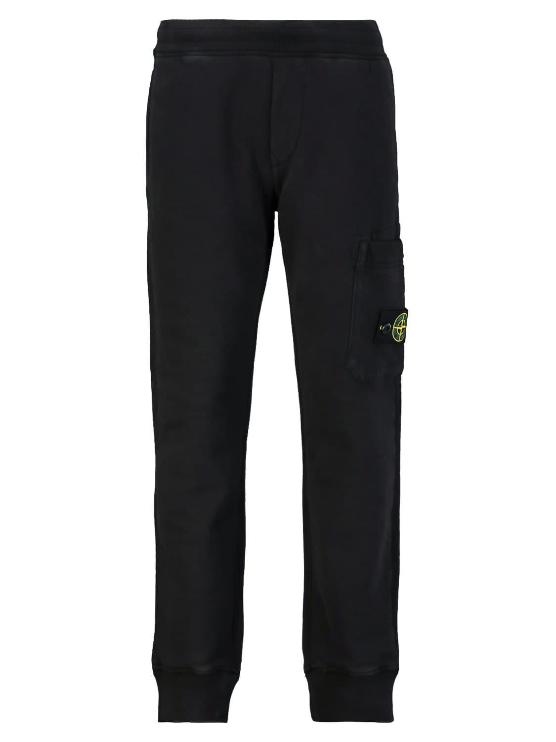 STONE ISLAND JUNIOR pants Black for boys
