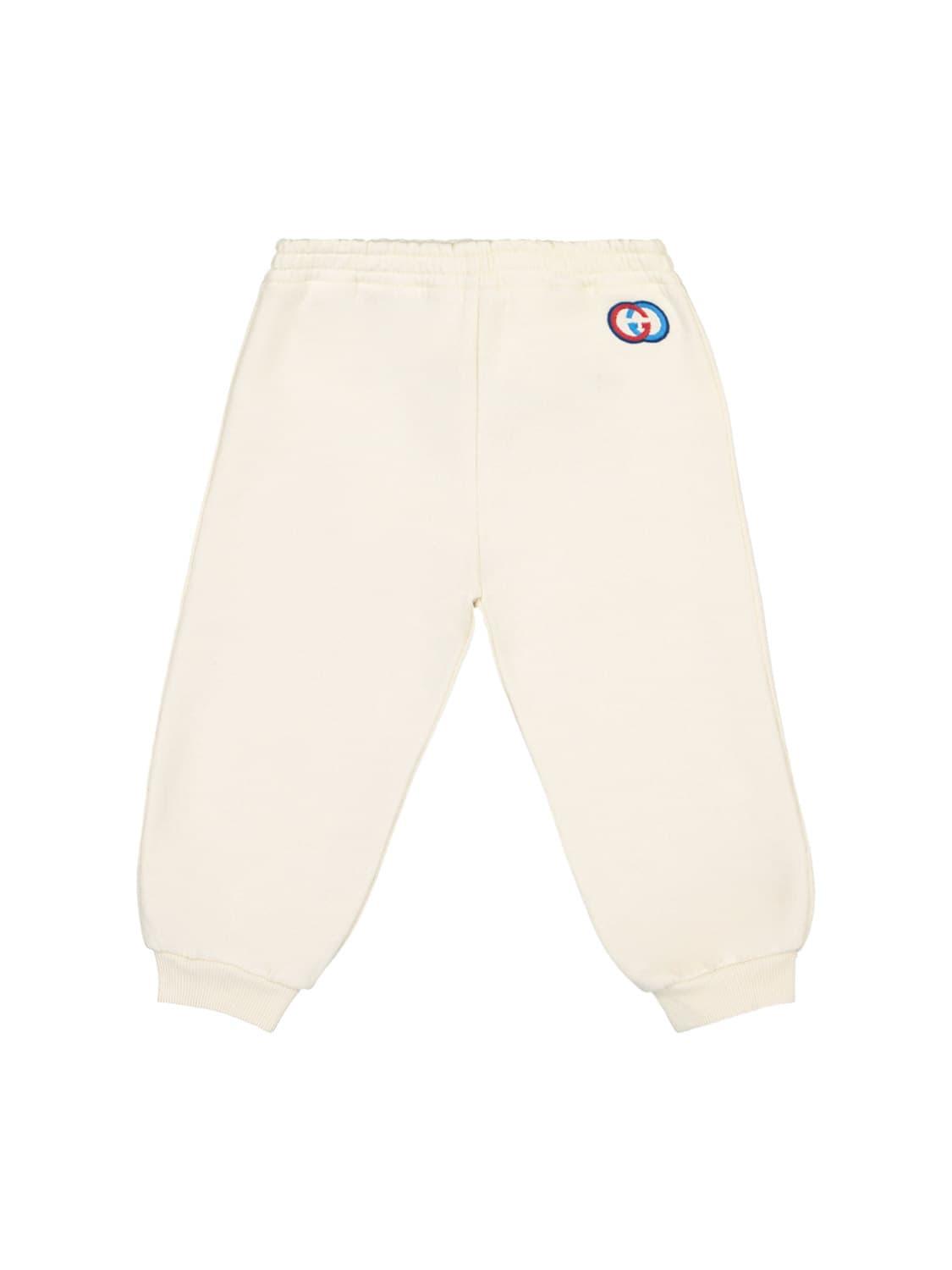 GUCCI pantaloni della tuta beige per le ragazze | NICKIS.com