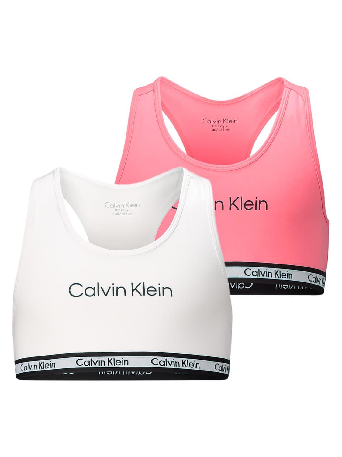 Pink calvin klein bra