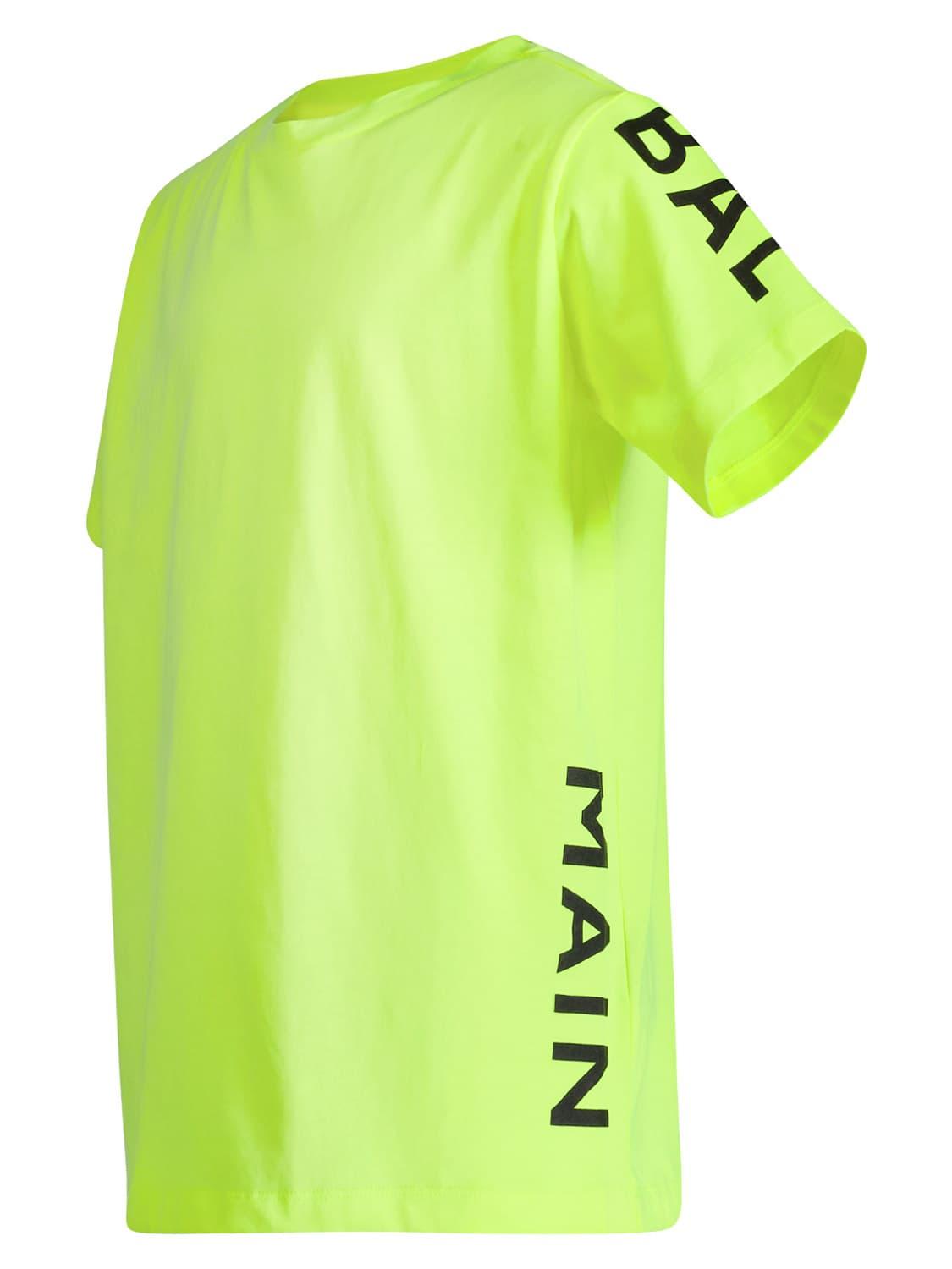 BALMAIN t-shirt neon for boys | NICKIS.com