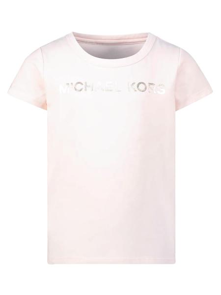MICHAEL KORS t-shirt pink for girls 