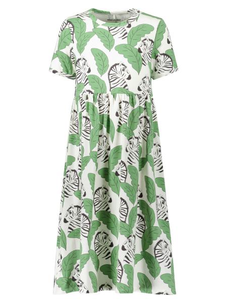 MINI RODINI dress Zebras white for 