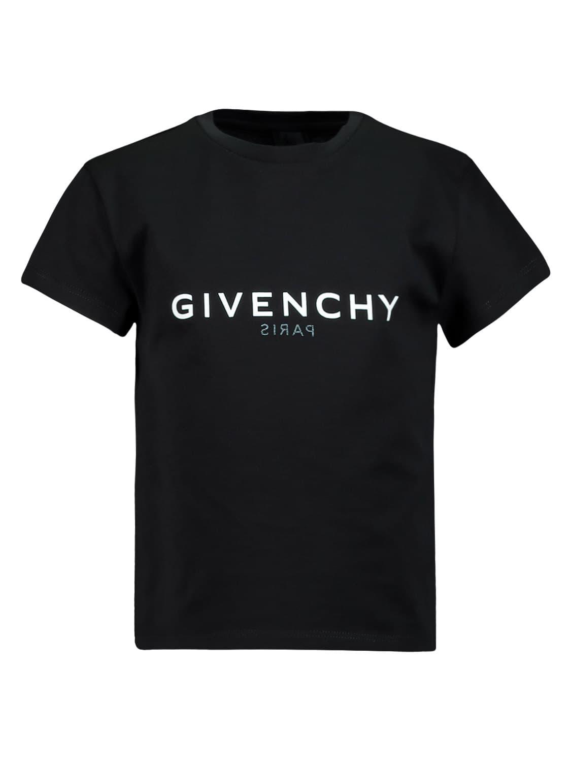GIVENCHY t-shirt black for girls 
