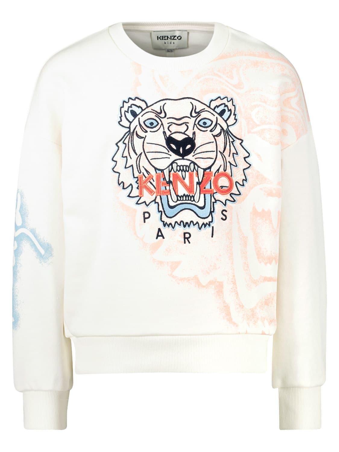Kenzo Kids Sweatshirt With Embroidery K60239 12p main image 1