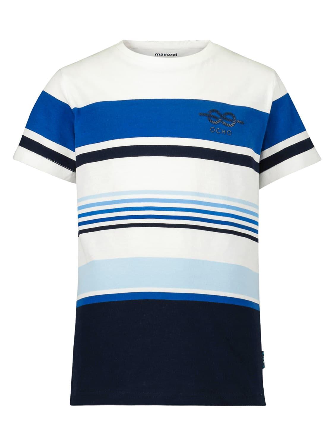 NEW SS26 Mayoral Boys T-shirt 106 Turquoise/10