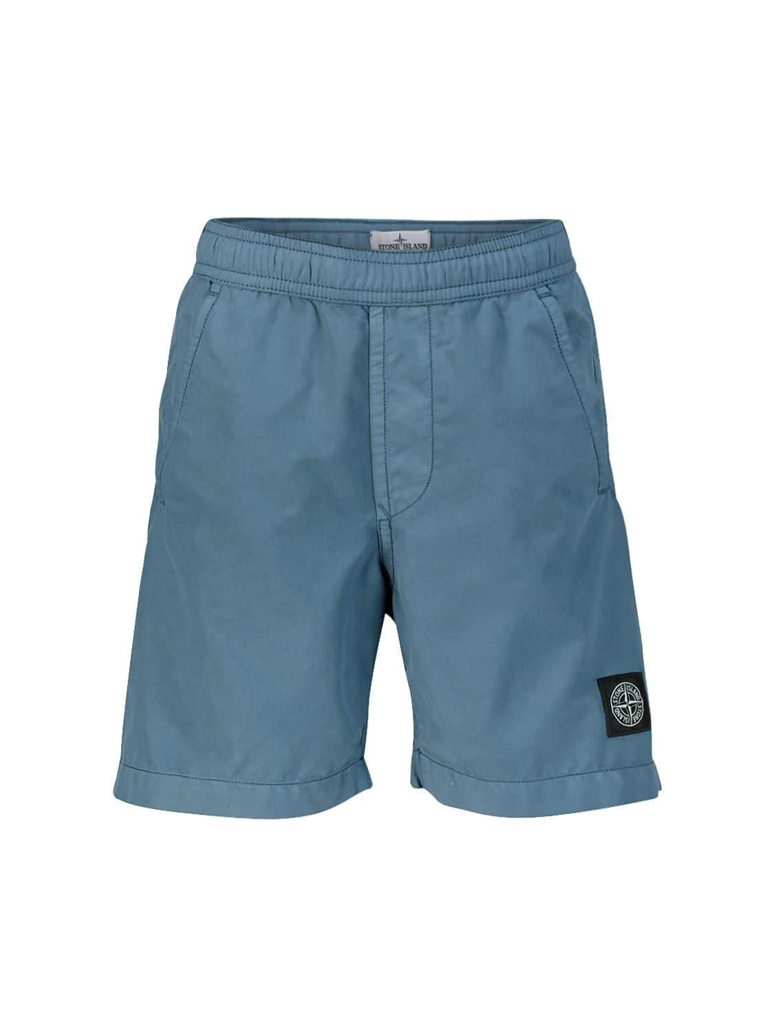 STONE ISLAND JUNIOR swim shorts blue 
