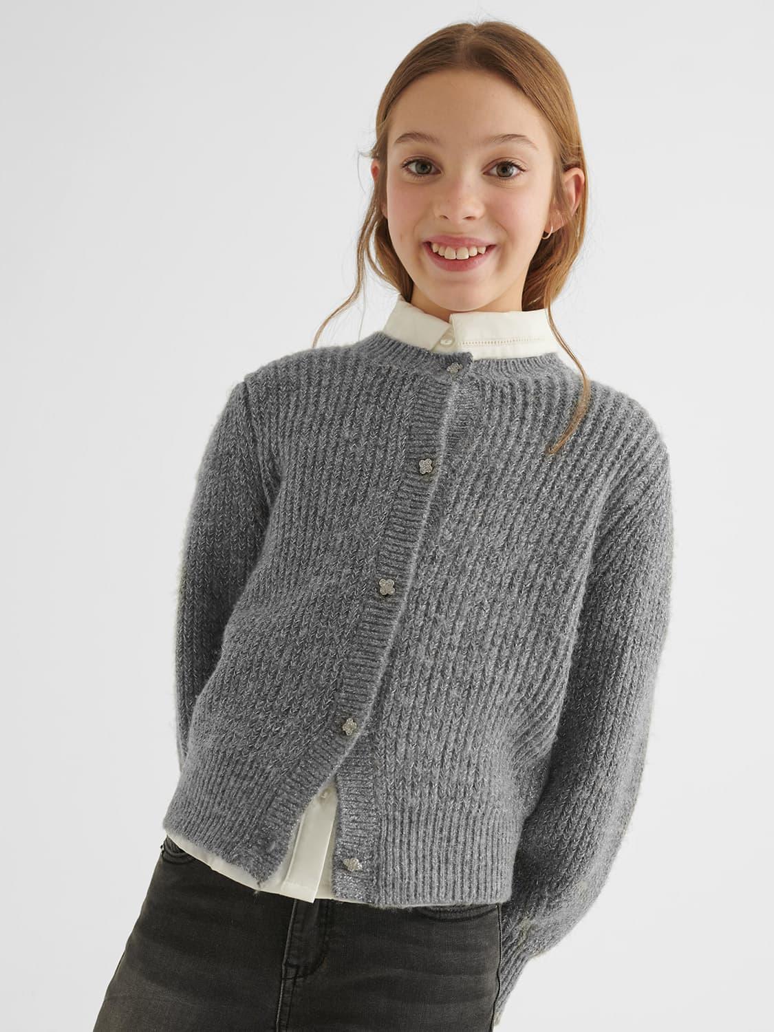 MAYORAL cardigan Grey for girls | NICKIS.com