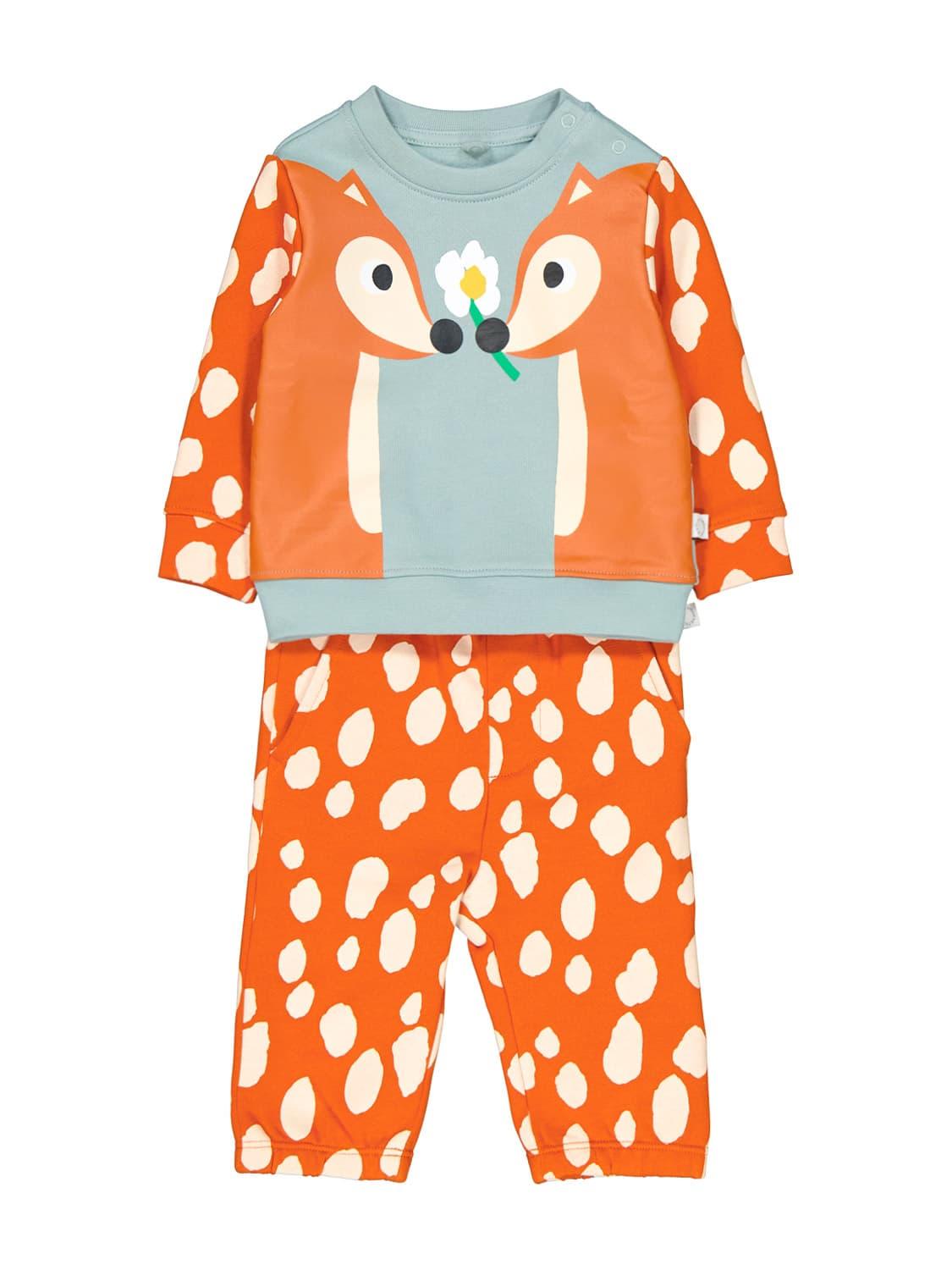 STELLA MCCARTNEY KIDS Jogging Suit Orange for girls