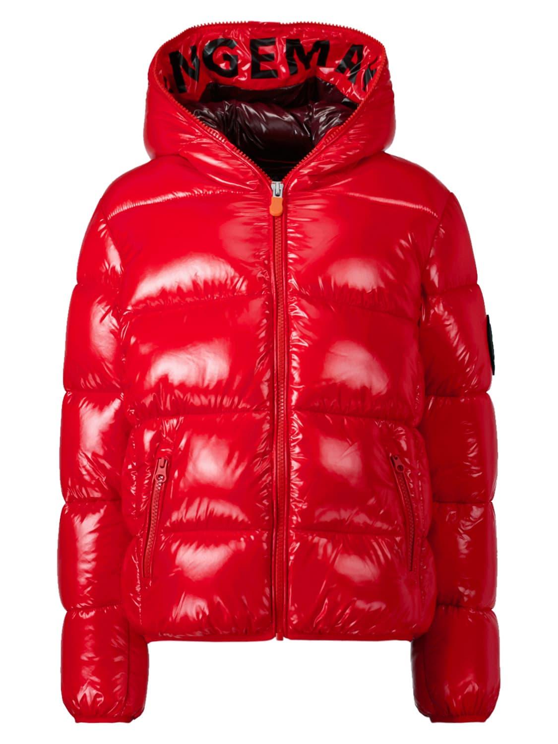 save the duck red jacket