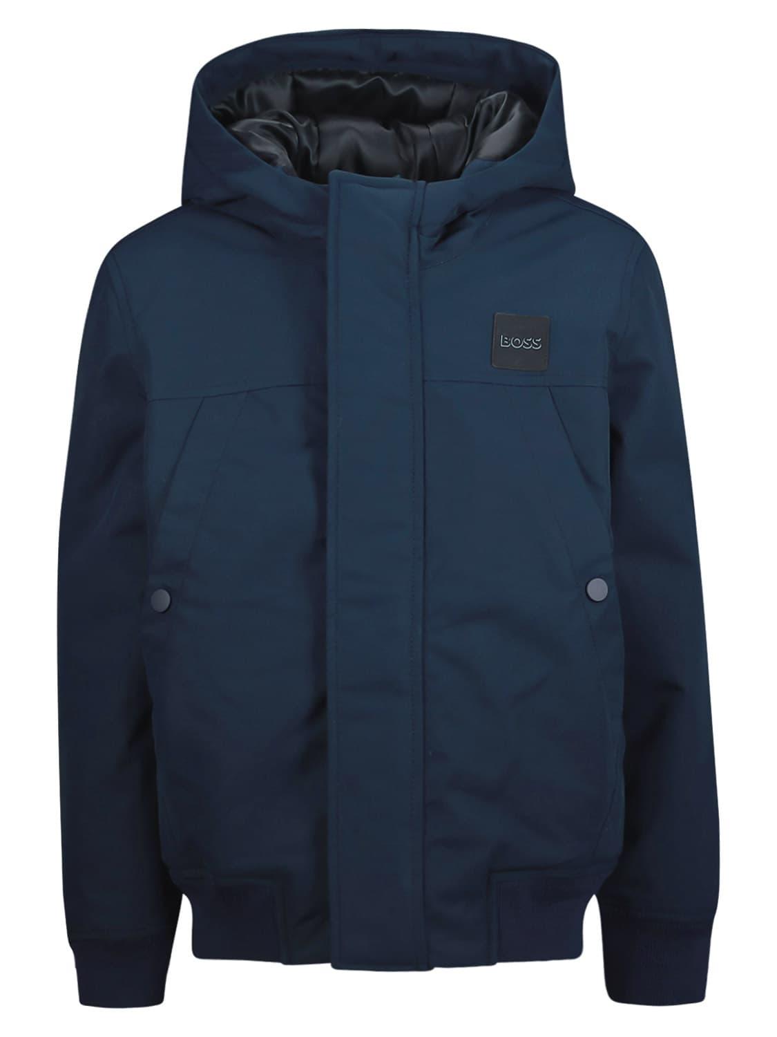 BOSS winter jacket Blue for boys