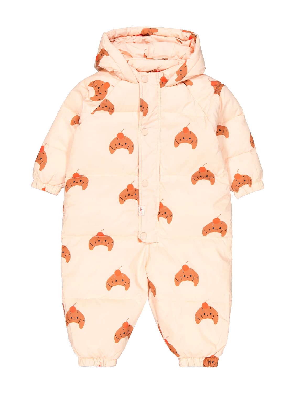 Tinycottons Kids Snowsuit In Apricot | ModeSens