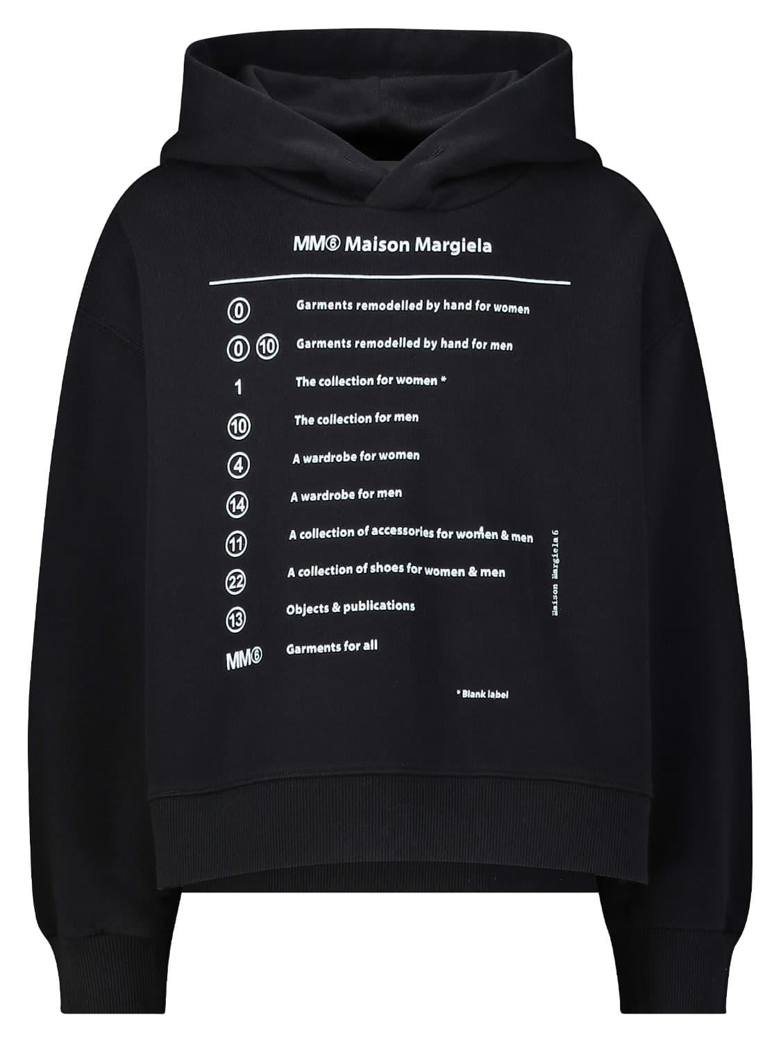 MM6 MAISON MARGIELA hoodie Black | NICKIS.com